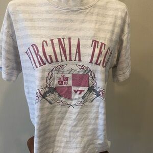 Vintage 90s Virginia Tech Crest T-Shirt